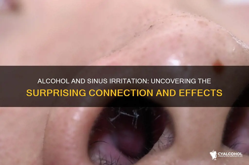 does alcohol irritate sinuses