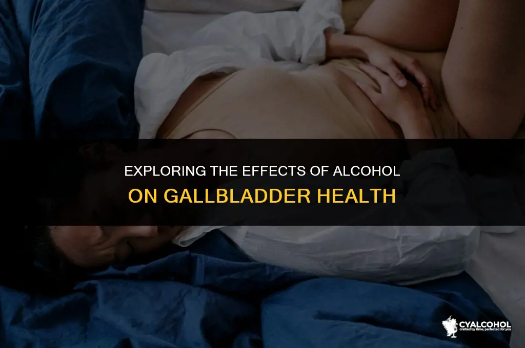 does alcohol irritate the gallbladder