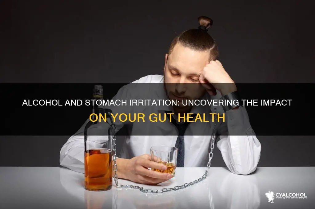 does alcohol irritate the stomach lining