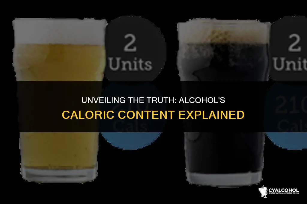 does alcohol itself have calories