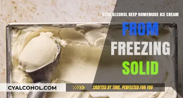 Alcohol in Homemade Ice Cream: Freezing Solid?
