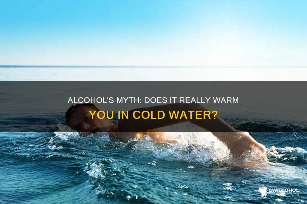 does alcohol keep you warm in cold water