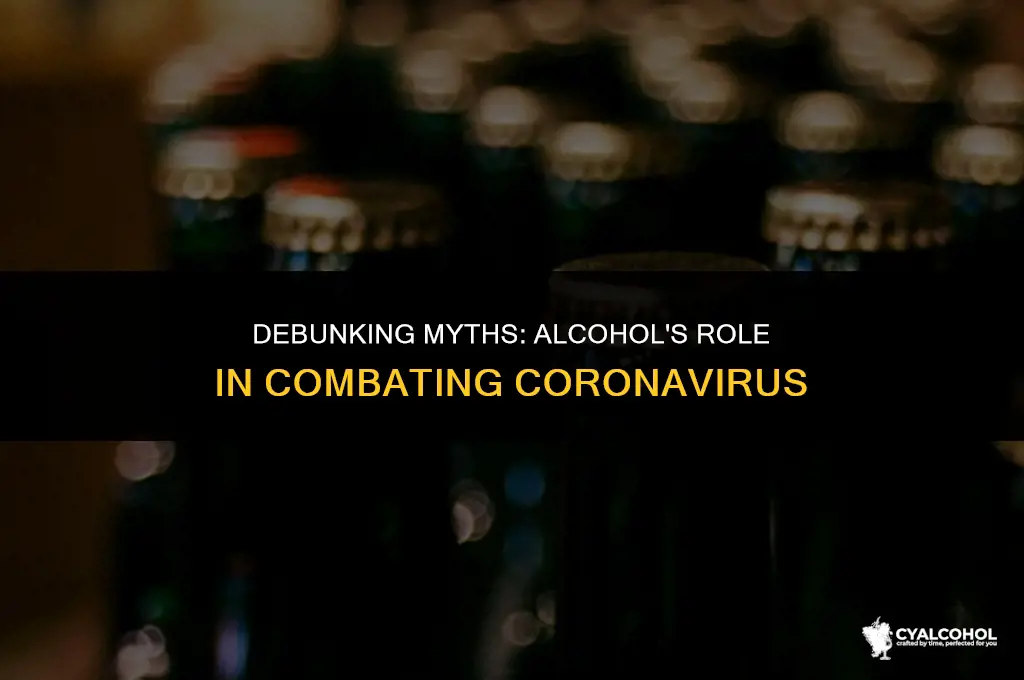 does alcohol kil corona virus