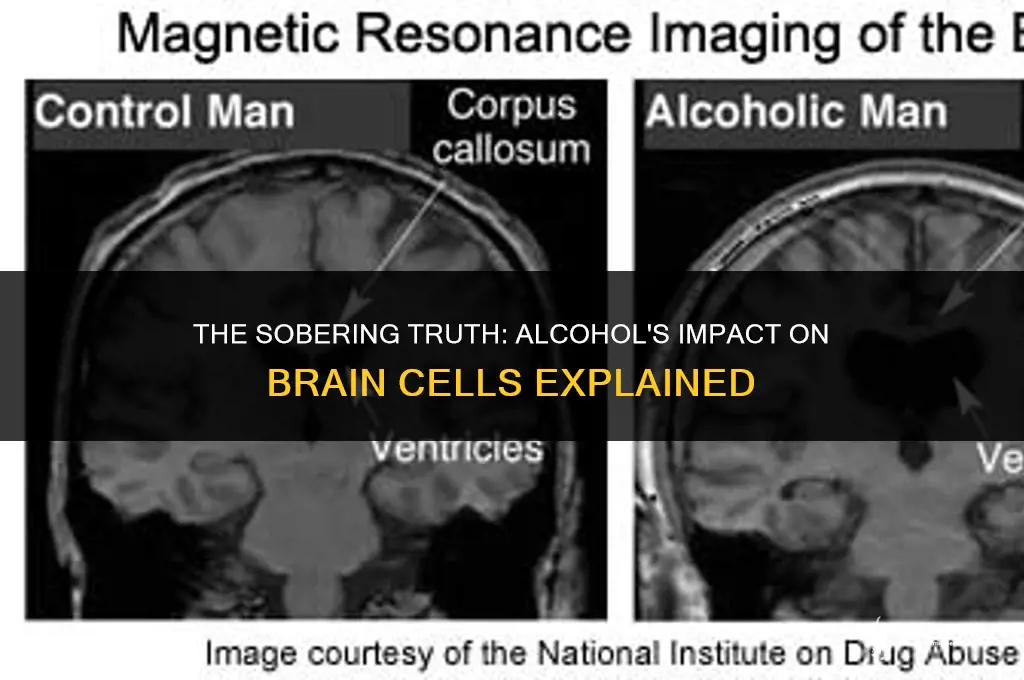 does alcohol koll brain cells