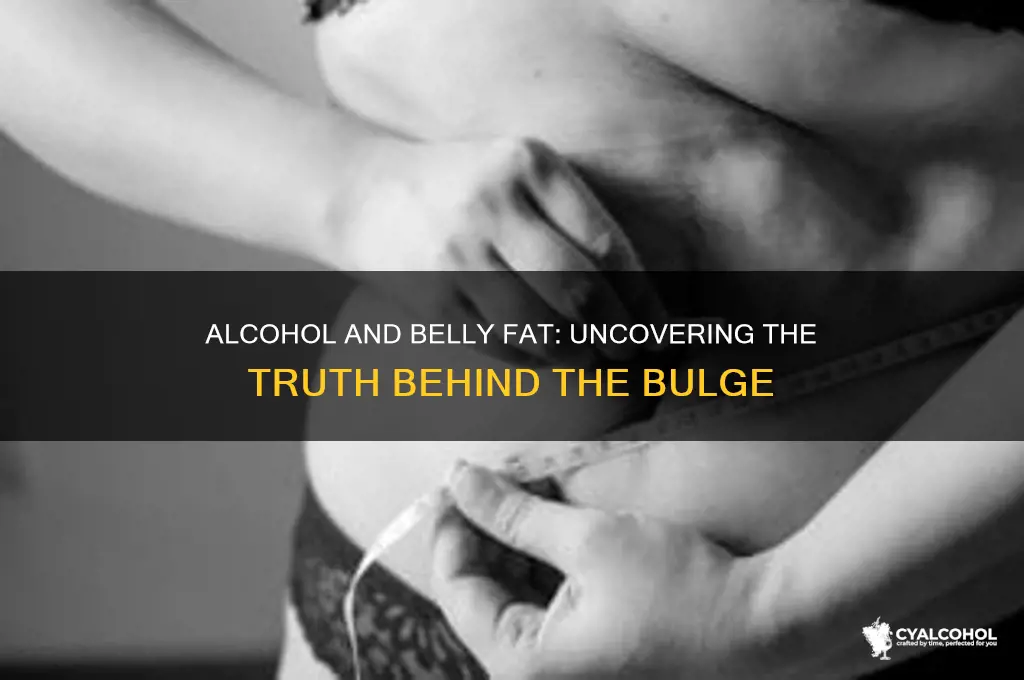 does alcohol lead to belly fat
