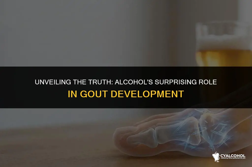 does alcohol lead to gout