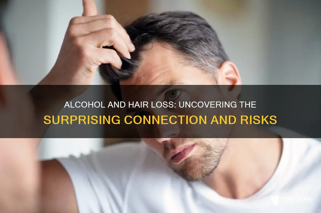 does alcohol lead to hair loss