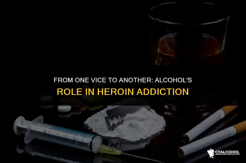 does alcohol lead to heroin