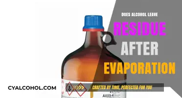Does Alcohol Leave Residue After Evaporation? Uncovering the Truth
