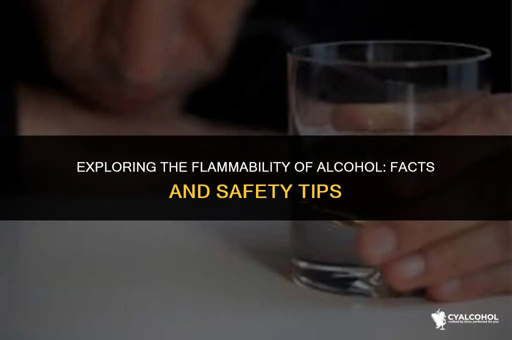 does alcohol light on fire