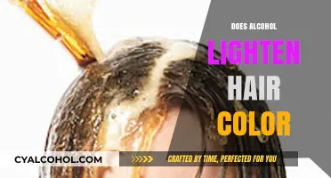 Exploring the Myth: Can Alcohol Lighten Your Hair Color?