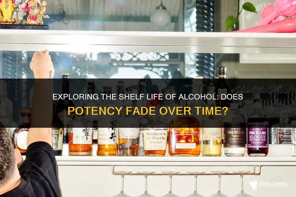 does alcohol loose its potency