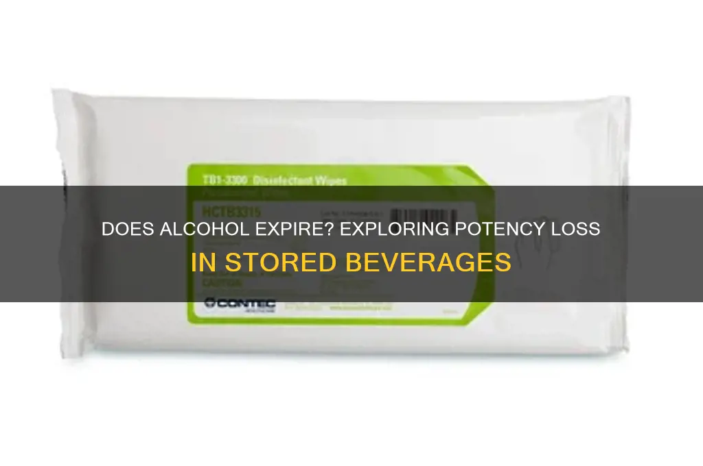does alcohol lose potency