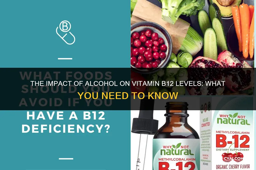 does alcohol lower b12 levels