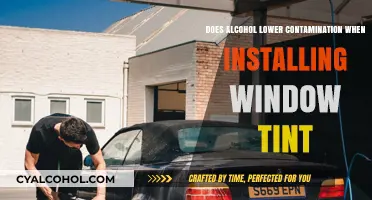 Alcohol's Role in Reducing Contamination During Window Tint Installation