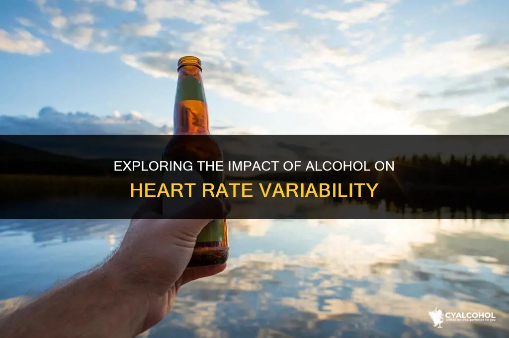 does alcohol lower your hrv