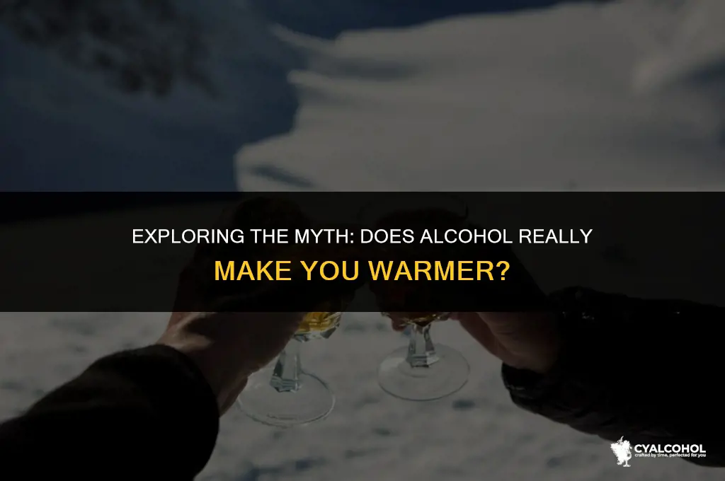 does alcohol mame you warmer