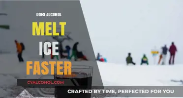 Alcohol vs. Ice: Which Melts Faster and Why?