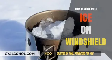 Alcohol on Windshields: Does It Really Melt Ice Effectively?