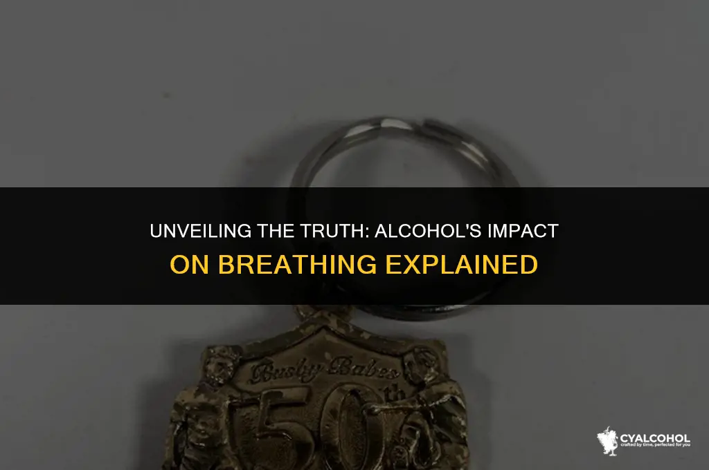 does alcohol mess with breathing