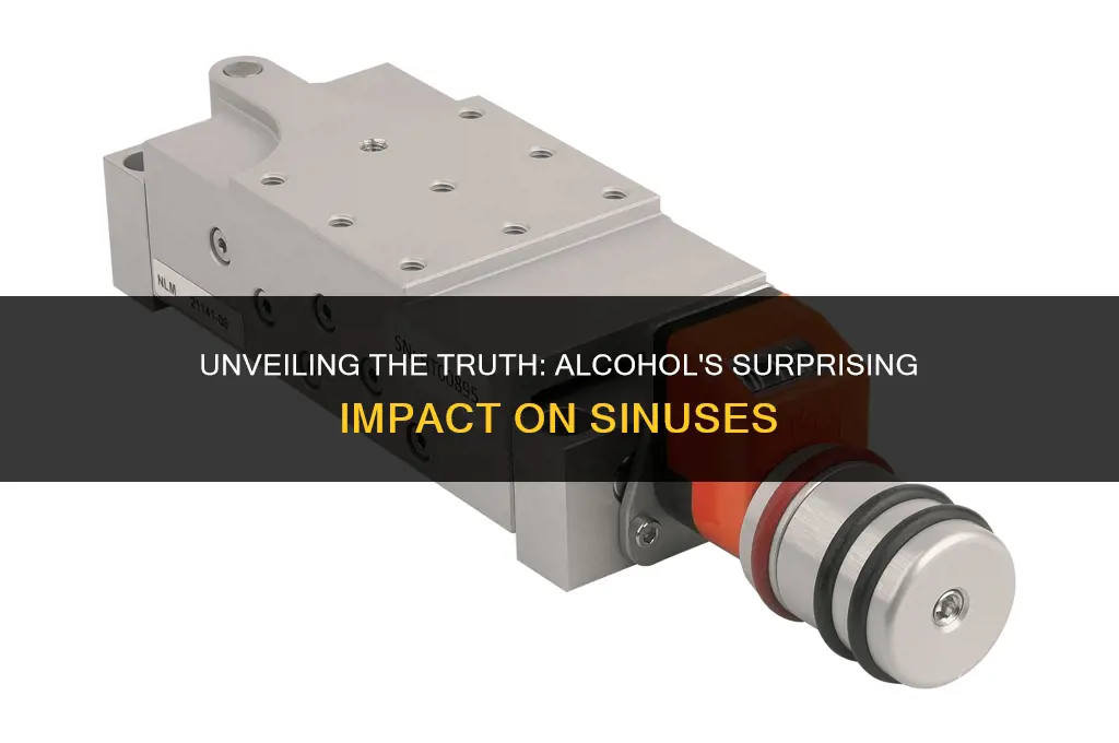 does alcohol mess with sinuses