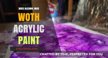 Mixing Alcohol and Acrylic Paint: Creative Techniques or Risky Experiment?