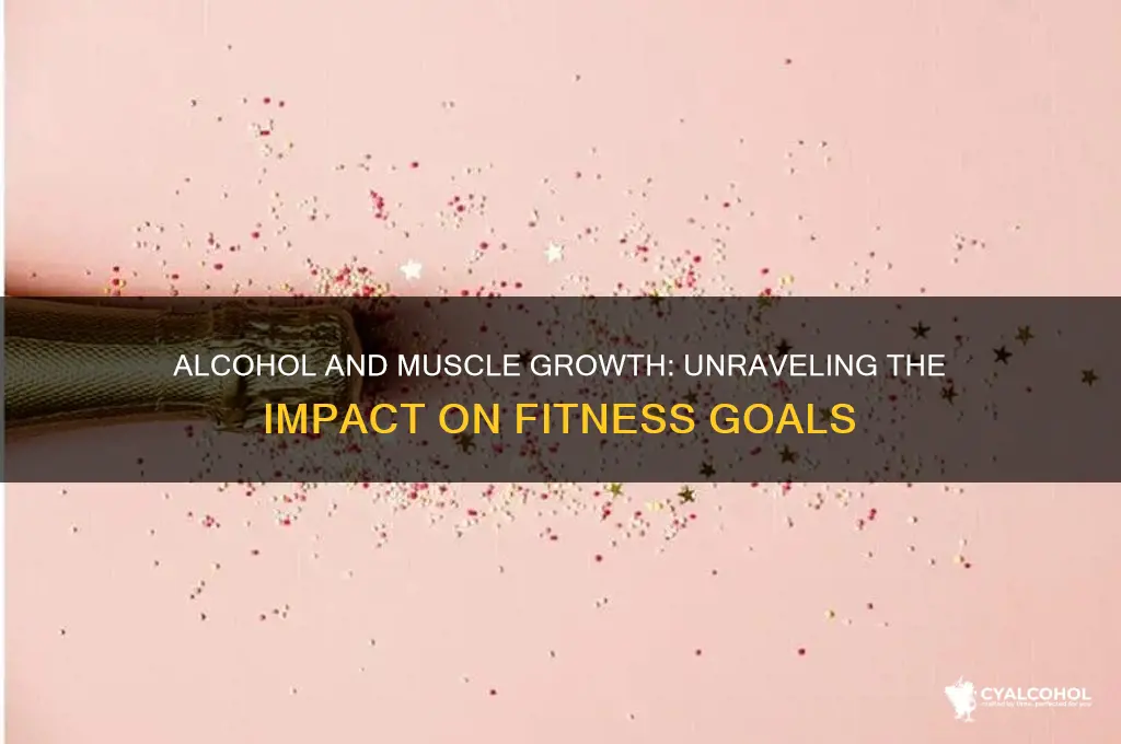 does alcohol muscle growth