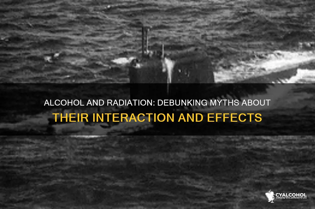 does alcohol negate radiation