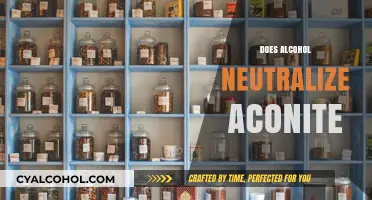 Alcohol and Aconite: Debunking the Myth of Neutralization