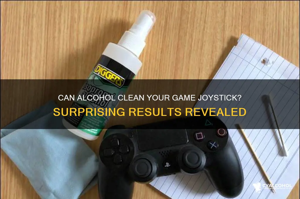 does alcohol on game joystick work