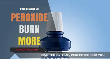 Alcohol vs. Peroxide: Which Burns More Intensely and Why?