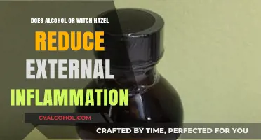 Alcohol vs. Witch Hazel: Which Reduces External Inflammation Better?