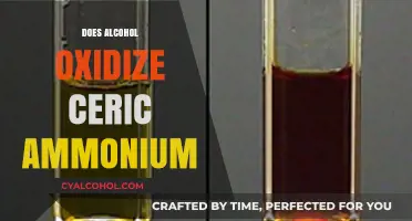 Exploring the Chemical Interaction: Alcohol and Ceric Ammonium Oxidation