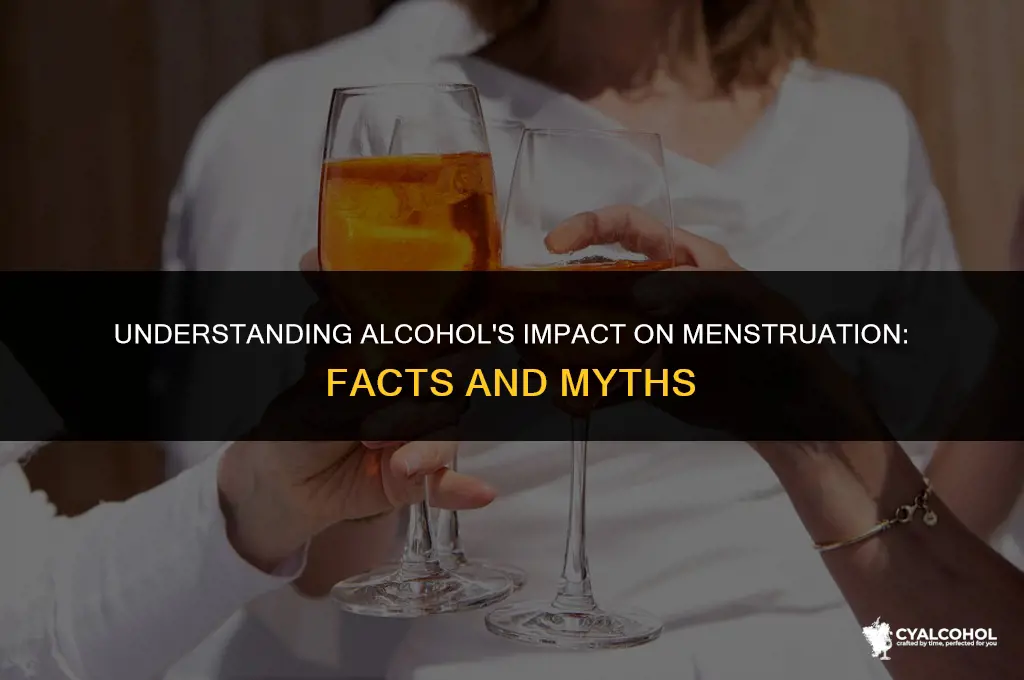 does alcohol pause your period