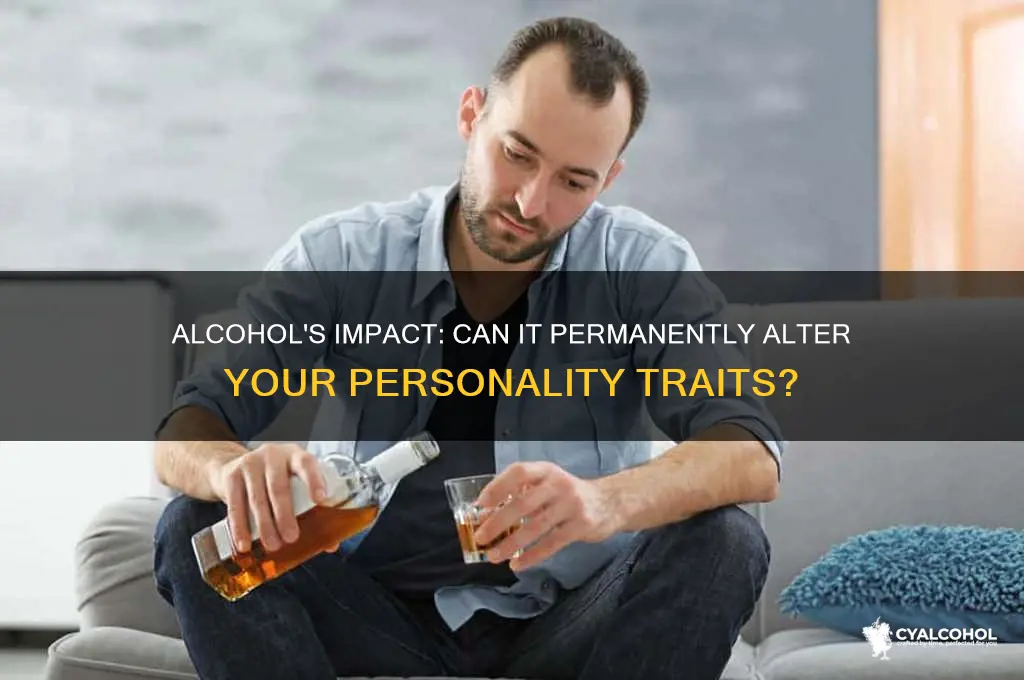 does alcohol permanently ruin your personality
