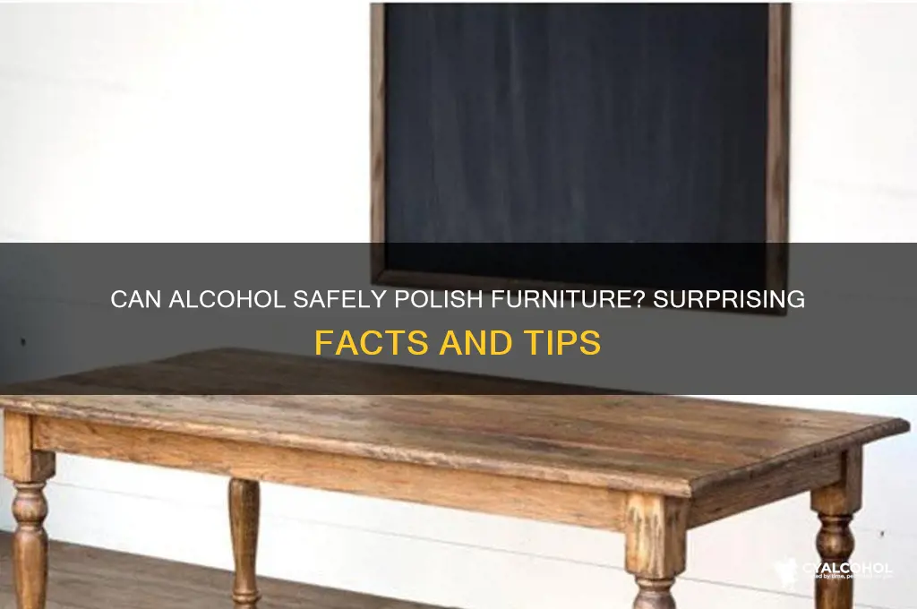 does alcohol polish furniture