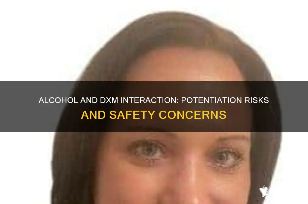 does alcohol potentiate dxm