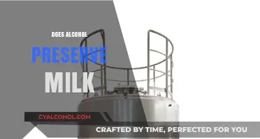 Alcohol and Milk Preservation: Fact or Fiction? Exploring the Myth