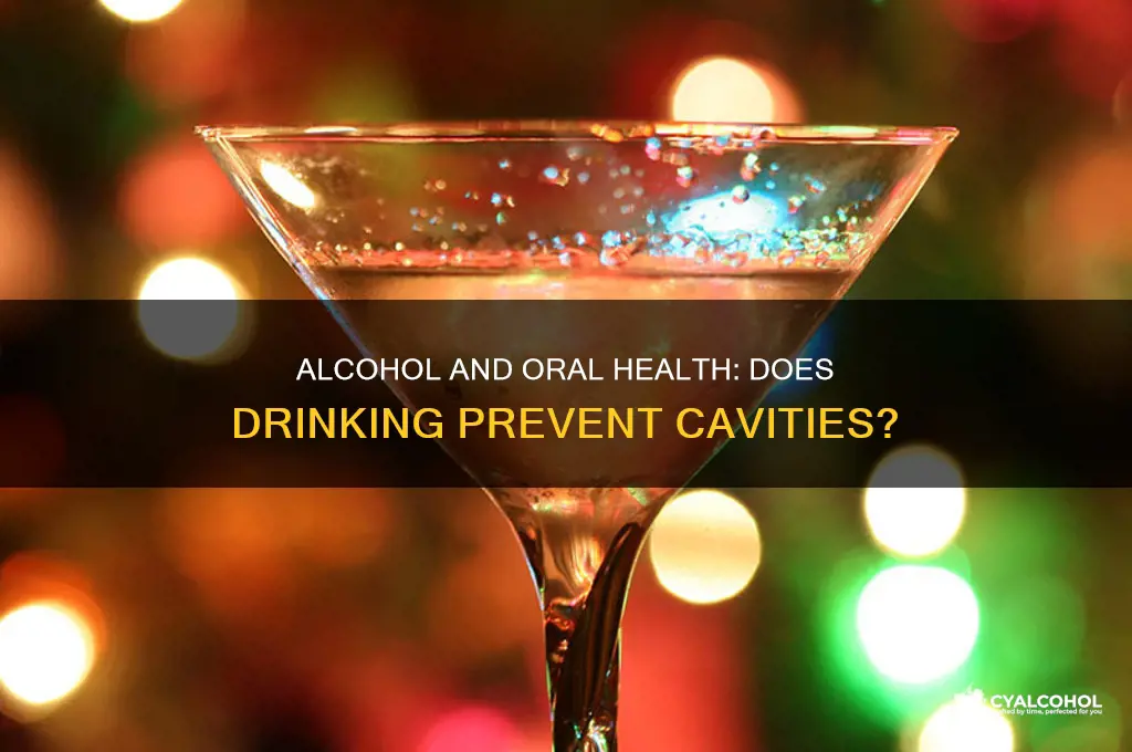 does alcohol prevent cavities