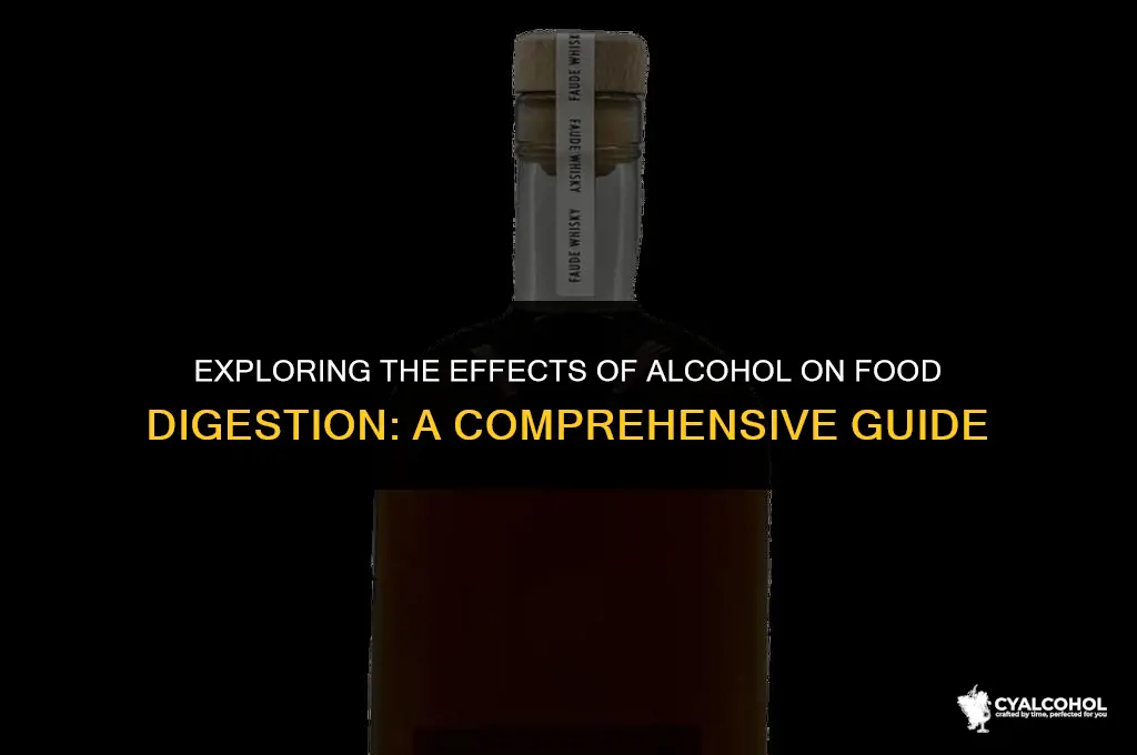 does alcohol prevent food digestion