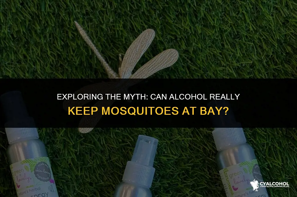 does alcohol prevent mosquito bites
