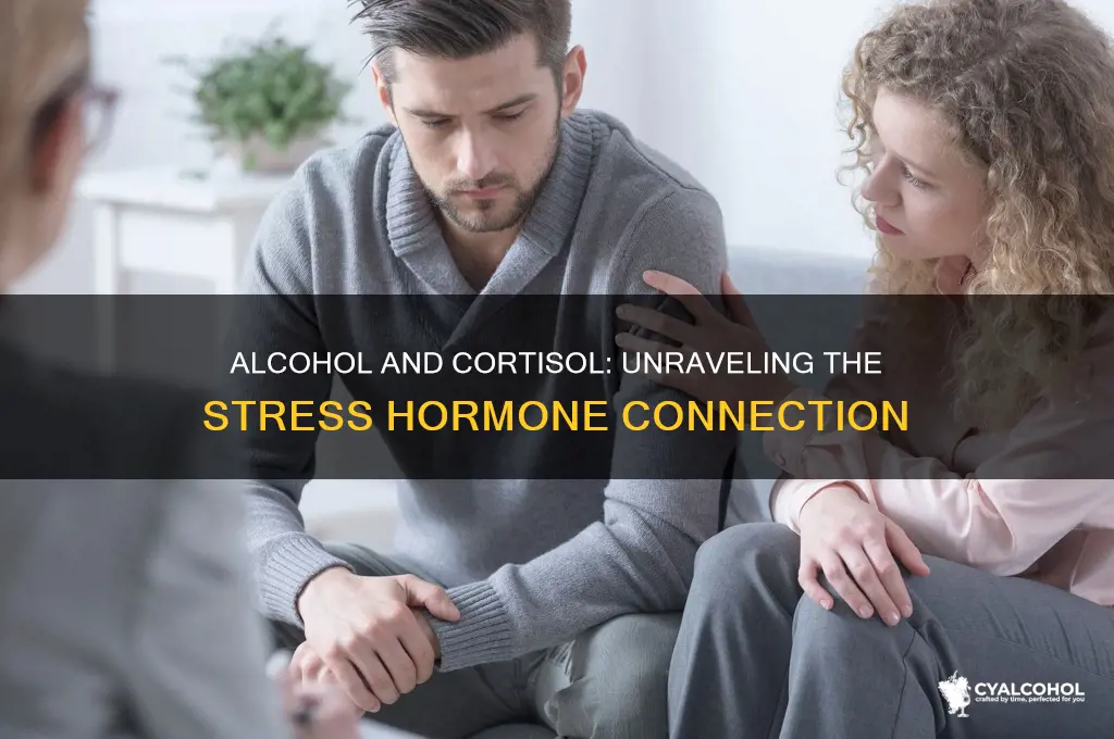 does alcohol produce cortisol