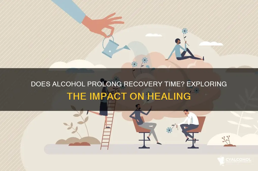 does alcohol prolong