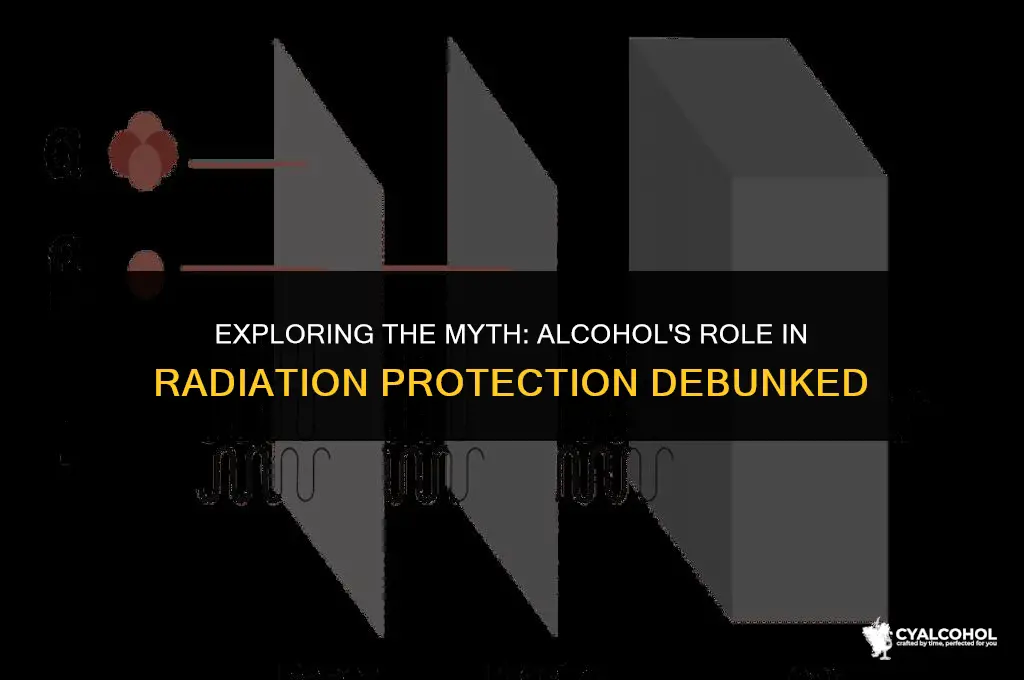 does alcohol protect against adiation