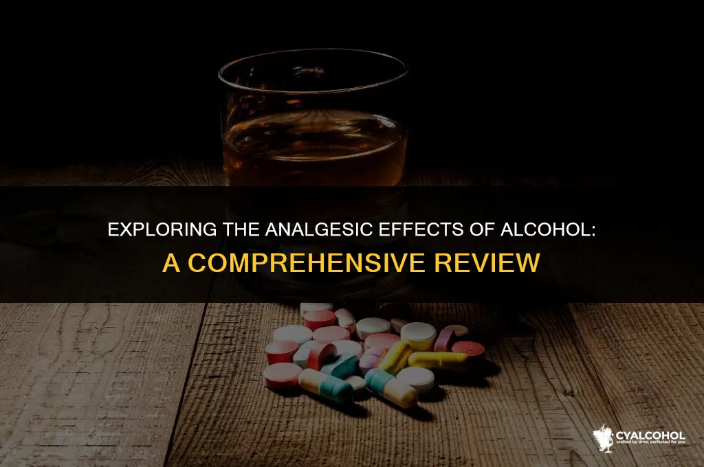 does alcohol provide pain relief