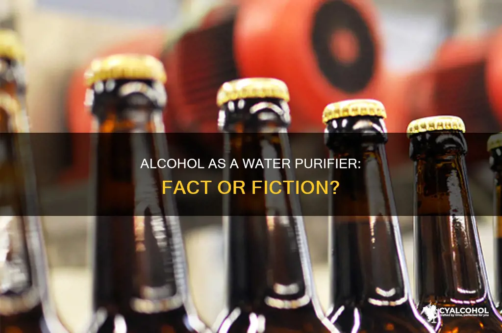 does alcohol purify water