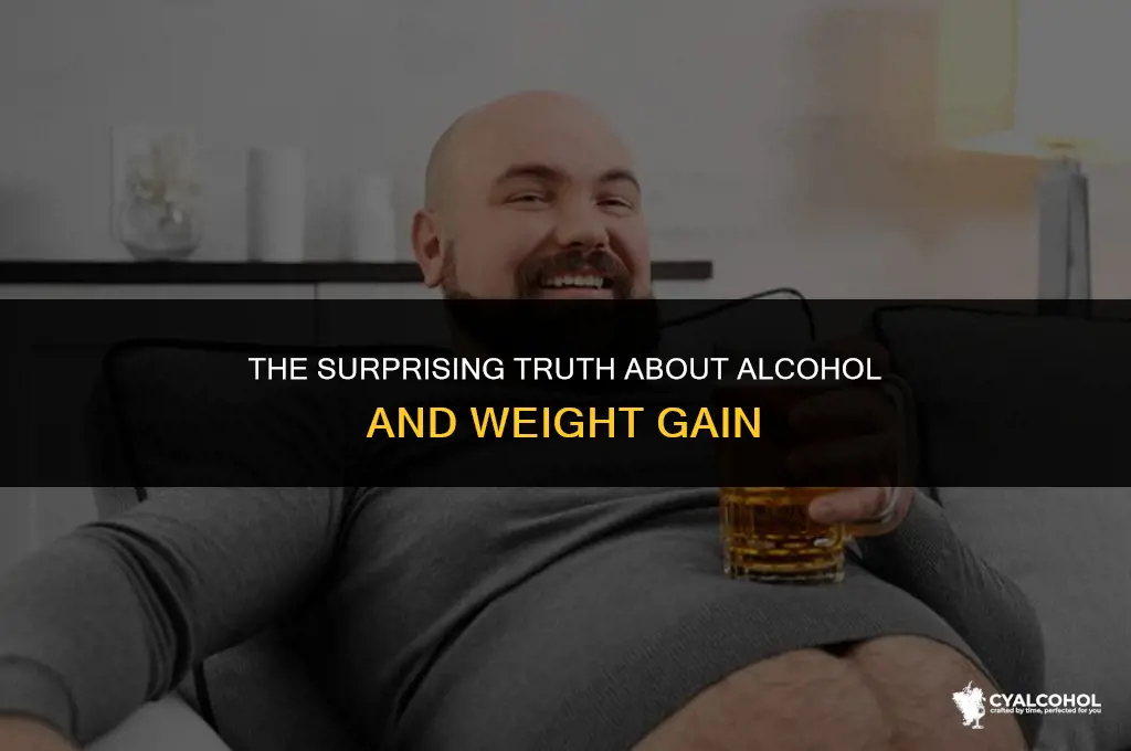 does alcohol put on weight