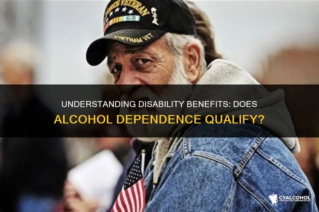 does alcohol qualify for disability