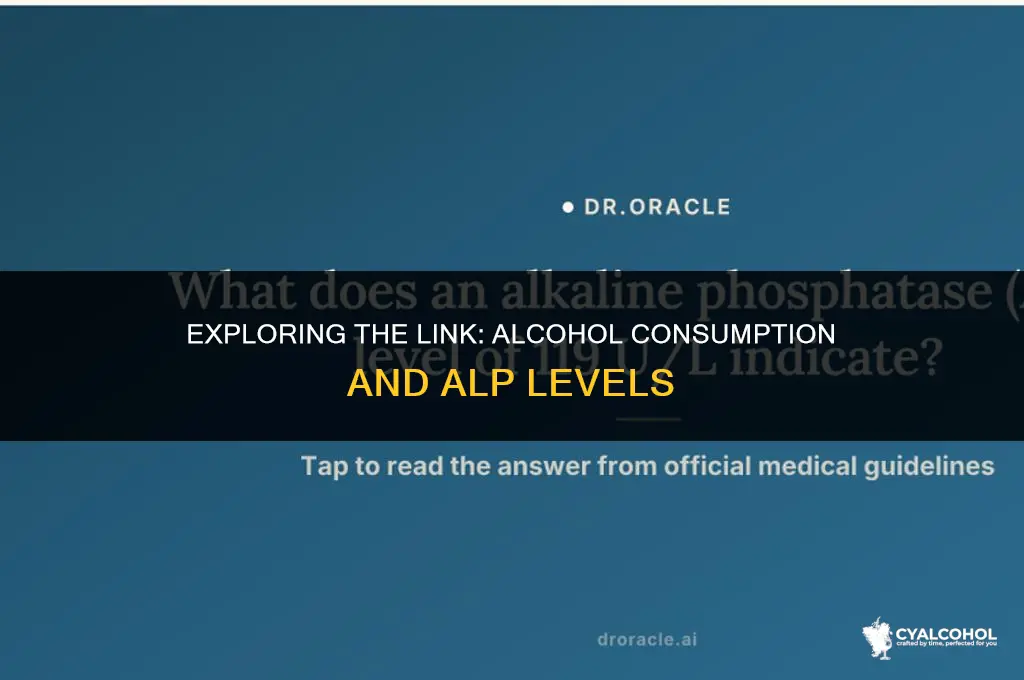 does alcohol raise alp levels