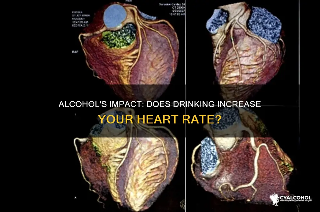 does alcohol raise heattrate